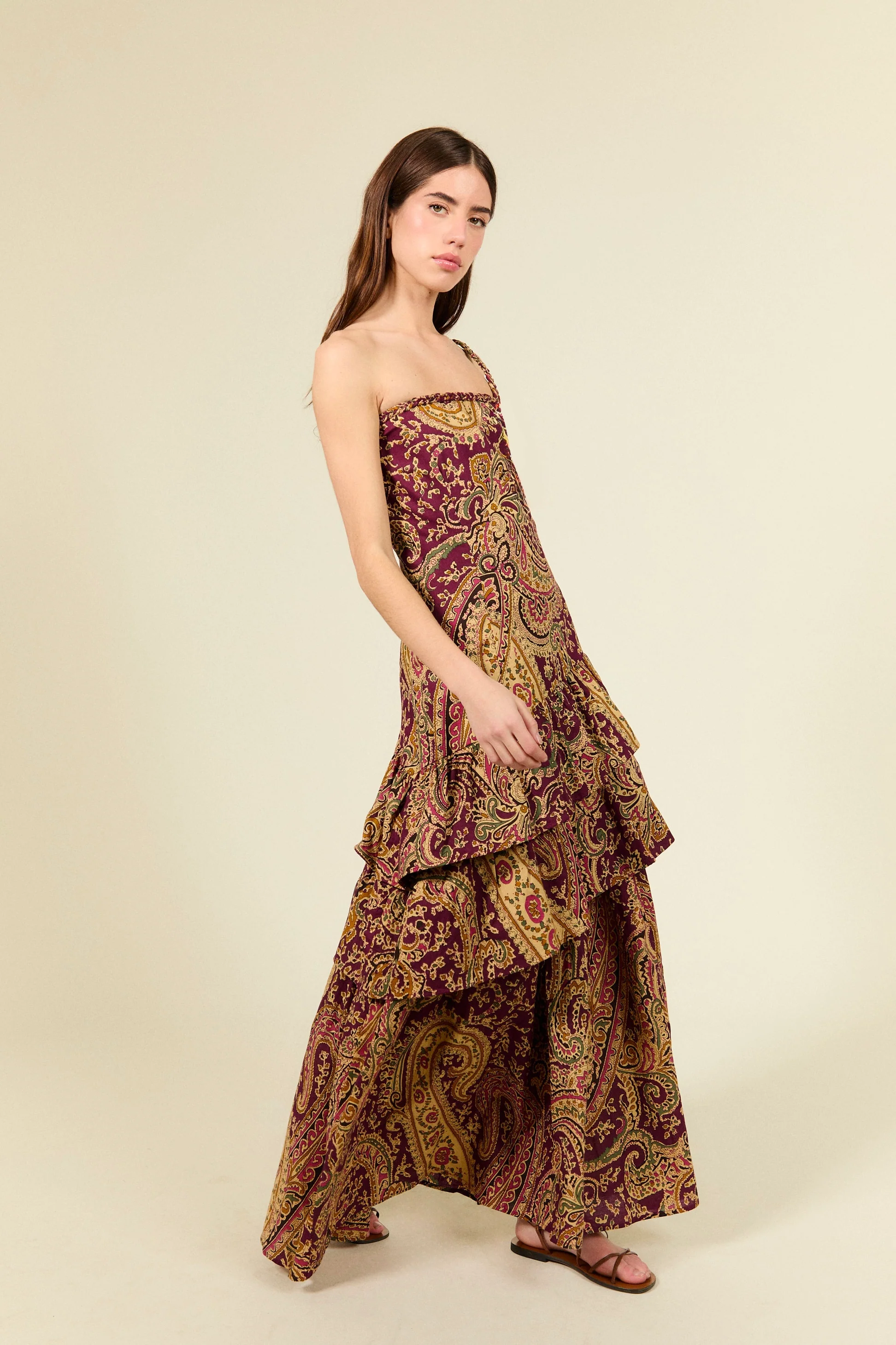 VESTIDO AILEN BURGUNDY - Image 4