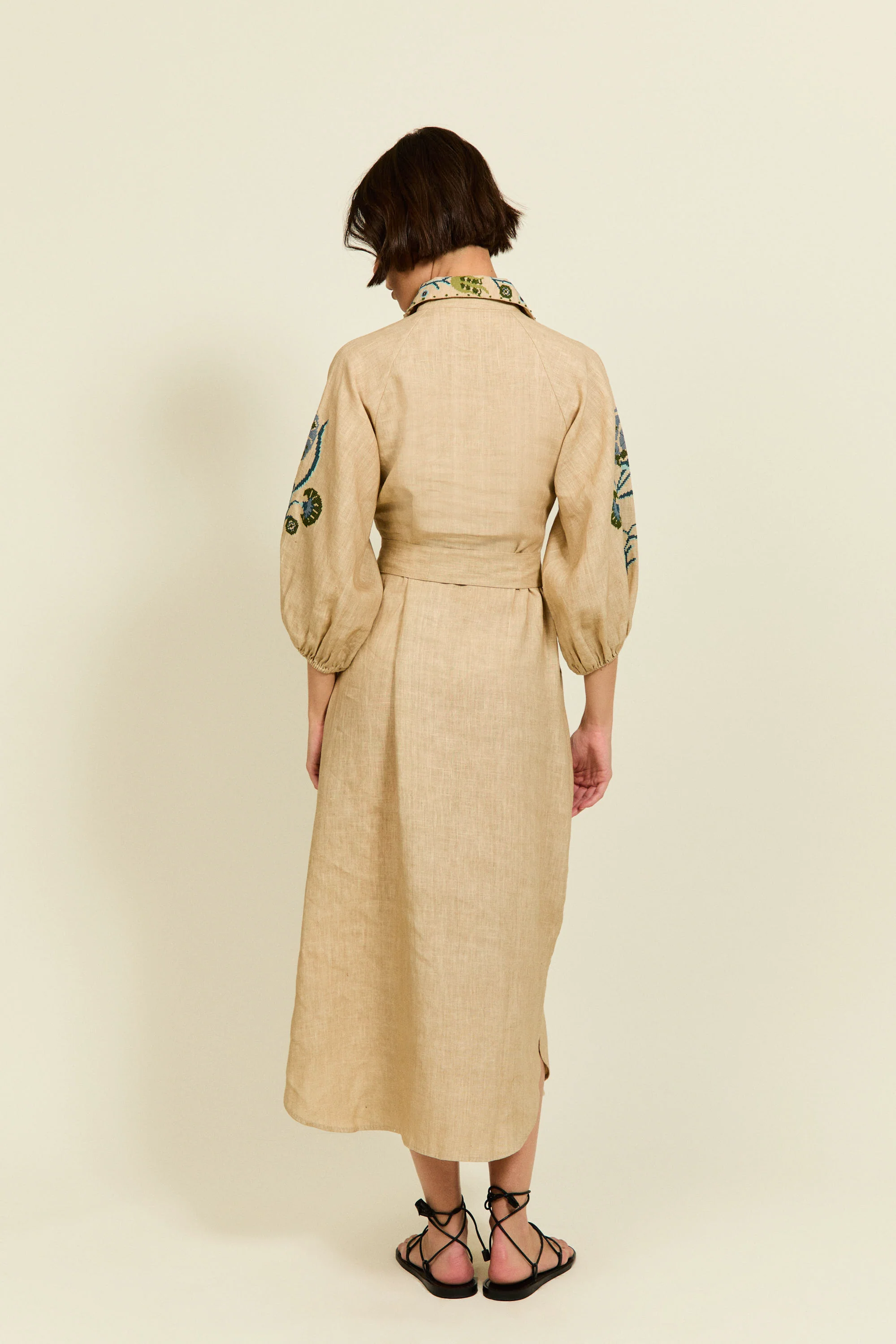 VESTIDO RENÉ BEIGE - Image 4